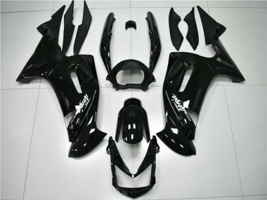 Affordable 2006-2008 Kawasaki EX650 Motorcycle Fairings - Glossy Black White Australia