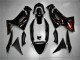2006-2008 Kawasaki EX650 Motorcycle Fairings - Glossy Black Red Flame Australia