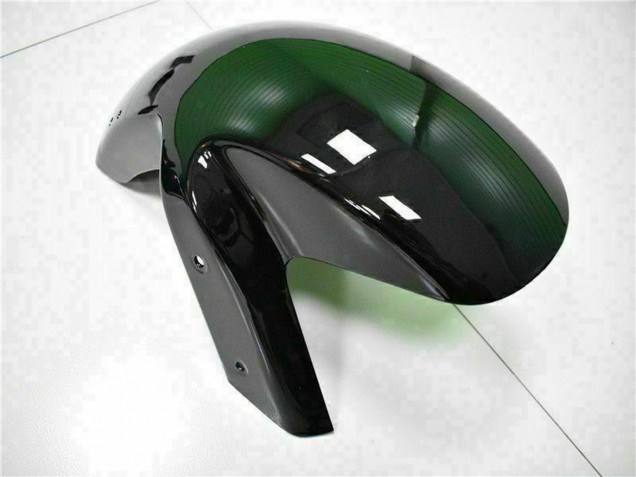 2006-2008 Kawasaki EX650 Motorcycle Fairings - Glossy Black Red Flame Australia