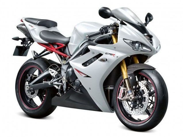 2006-2008 Triumph Daytona 675 Triple Motorcycle Fairing - White Australia
