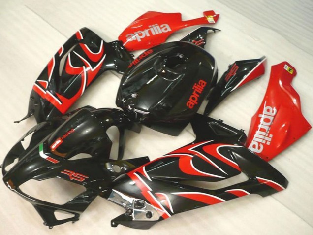 2006-2011 Aprilia RS125 Motorcycle Fairings - Black Red Australia