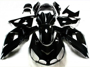 Affordable 2006-2011 Kawasaki ZX14R ZZR1400 Motorcycle Fairings - Glossy Black Australia