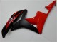 2007-2008 Honda CBR600RR Bike Fairings - Red Matte Black Australia