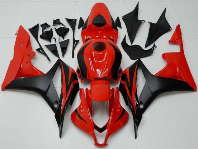 2007-2008 Honda CBR600RR Bike Fairings - Red Matte Black Australia