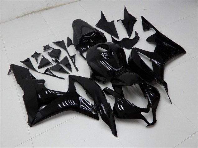2007-2008 Honda CBR600RR Motorcycle Fairings - Glossy Black Australia