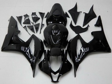 Affordable 2007-2008 Honda CBR600RR Motorcycle Fairings - Glossy Black Australia