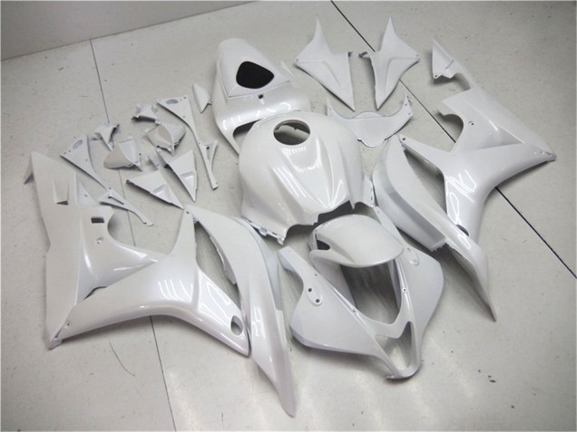2007-2008 Honda CBR600RR Motorcycle Fairings - Pearl White Australia