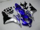 2007-2008 Honda CBR600RR Motorcycle Fairings - Silver Blue Glossy Black OEM Style Australia