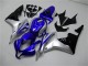 2007-2008 Honda CBR600RR Motorcycle Fairings - Silver Blue Glossy Black OEM Style Australia