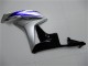 2007-2008 Honda CBR600RR Motorcycle Fairings - Silver Blue Glossy Black OEM Style Australia