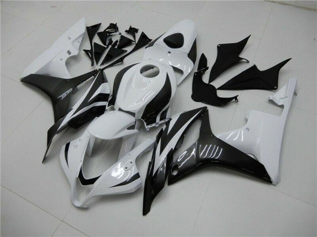2007-2008 Honda CBR600RR Bike Fairings - White Glossy Black Australia