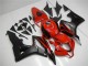 2007-2008 Honda CBR600RR Motorcycle Fairings - Red Matte Black with Decals Australia