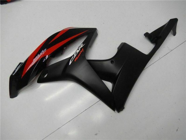 2007-2008 Honda CBR600RR Motorcycle Fairings - Red Matte Black with Decals Australia