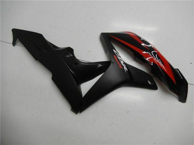 2007-2008 Honda CBR600RR Motorcycle Fairings - Red Matte Black with Decals Australia