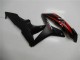2007-2008 Honda CBR600RR Motorcycle Fairings - Red Matte Black with Decals Australia
