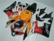 2007-2008 Honda CBR600RR Bike Fairings - Orange White Red Glossy Black Repsol Australia