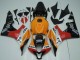 2007-2008 Honda CBR600RR Bike Fairings - Orange White Red Glossy Black Repsol Australia