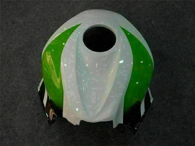 2007-2008 Honda CBR600RR Motorcycle Fairing - White Green Glossy Black Hannspree Australia