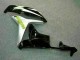 2007-2008 Honda CBR600RR Motorcycle Fairing - White Green Glossy Black Hannspree Australia