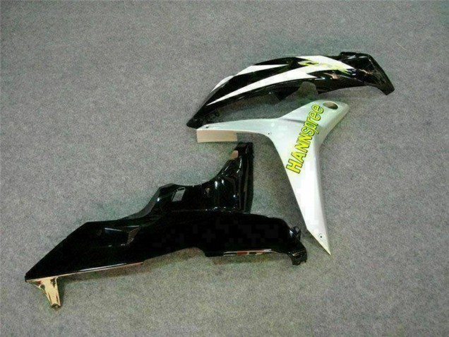 2007-2008 Honda CBR600RR Motorcycle Fairing - White Green Glossy Black Hannspree Australia