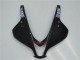 2007-2008 Honda CBR600RR Motorcycle Fairings - Matte Black Silver Grey Repsol Australia