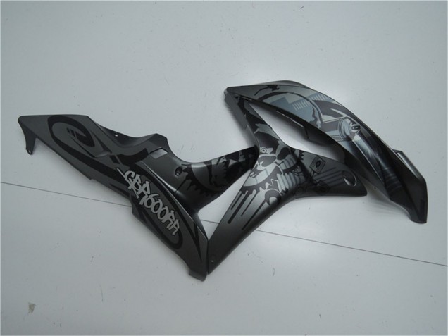 2007-2008 Honda CBR600RR Motorcycle Fairings - Matte Black Graffiti Australia