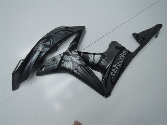 2007-2008 Honda CBR600RR Motorcycle Fairings - Matte Black Graffiti Australia
