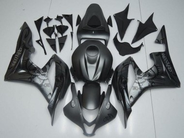 Affordable 2007-2008 Honda CBR600RR Motorcycle Fairings - Matte Black Graffiti Australia