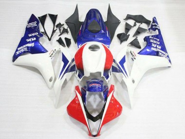 Affordable 2007-2008 Honda CBR600RR Motorcycle Fairing Kits - White Red Blue HRC Australia