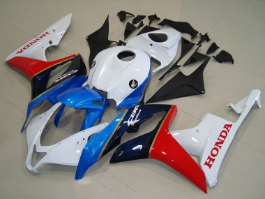 Affordable 2007-2008 Honda CBR600RR Motorcycle Fairing - White Blue Red Glossy Black Australia