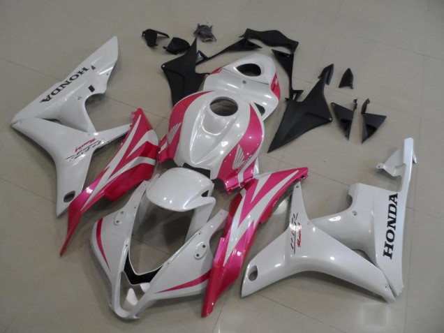 2007-2008 Honda CBR600RR Motorcycle Fairings - White Pink Australia