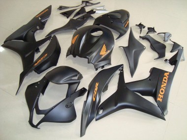 Affordable 2007-2008 Honda CBR600RR Motorcycle Fairings - Matte Black Gold Decals Australia