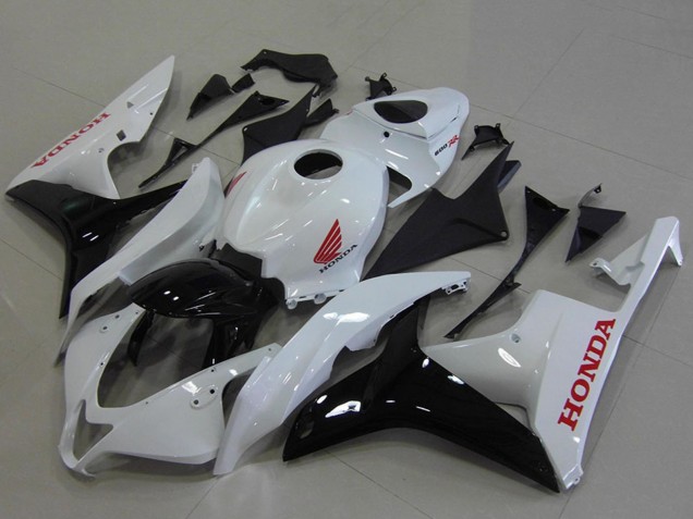 2007-2008 Honda CBR600RR Motorcycle Fairings - White Glossy Black Red Australia