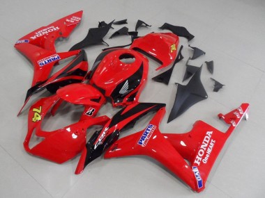 Affordable 2007-2008 Honda CBR600RR Motorcycle Fairings - Red Glossy Black Racing Unlimited Parts 74 Australia