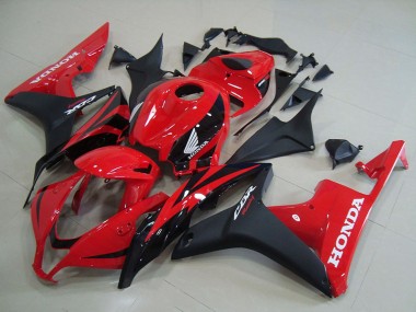 Affordable 2007-2008 Honda CBR600RR Motorcycle Fairings - Red Matte Black OEM Style Australia