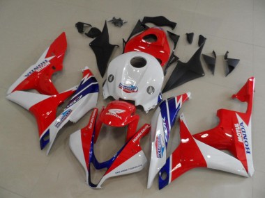 Affordable 2007-2008 Honda CBR600RR Motorcycle Fairings - White Red Blue Australia