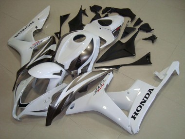 Affordable 2007-2008 Honda CBR600RR Motorcycle Fairings - White Silver Australia