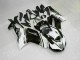 2007-2008 Kawasaki ZX6R Motorcycle Fairings - Black White Australia