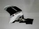 2007-2008 Kawasaki ZX6R Motorcycle Fairings - Black White Australia