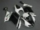 2007-2008 Kawasaki ZX6R Motorcycle Fairings - Black White Elf Australia
