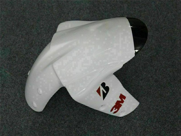 2007-2008 Kawasaki ZX6R Motorcycle Fairings - Black White Elf Australia