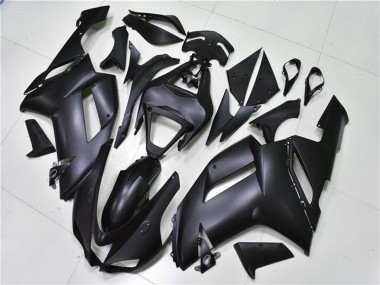 Affordable 2007-2008 Kawasaki ZX6R Motorcycle Fairings - Matte Black Australia