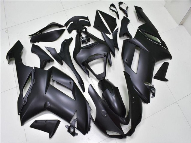 2007-2008 Kawasaki ZX6R Motorcycle Fairings - Matte Black Australia