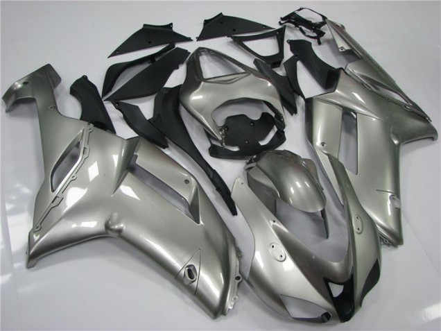 2007-2008 Kawasaki ZX6R Motorcycle Fairings - Grey Australia