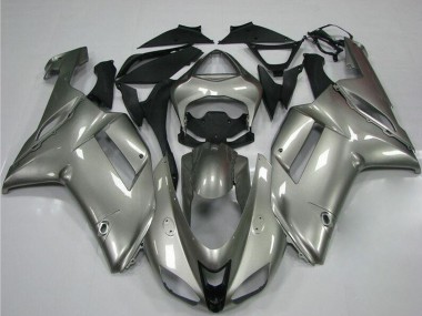 Affordable 2007-2008 Kawasaki ZX6R Motorcycle Fairings - Grey Australia