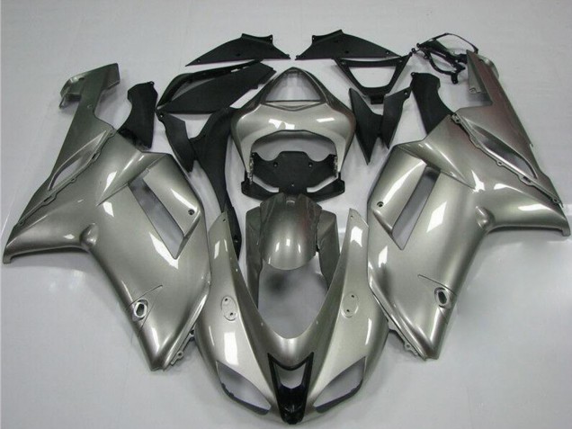 2007-2008 Kawasaki ZX6R Motorcycle Fairings - Grey Australia
