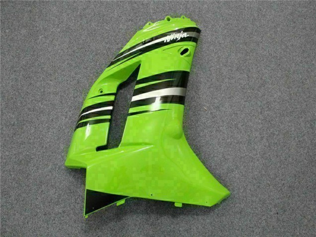 2007-2008 Kawasaki ZX6R Motorcycle Fairing Kits - Green Black Australia