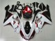 2007-2008 Kawasaki ZX6R Motorcycle Fairings - White Black Red Australia