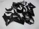 2007-2008 Suzuki GSXR 1000 Motorcycle Fairings - Glossy Black Matte Black No Decal Australia