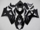 2007-2008 Suzuki GSXR 1000 Motorcycle Fairings - Glossy Black Matte Black No Decal Australia